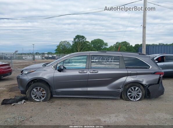5TDJRKEC8MS029113 2021 TOYOTA SIENNA Gray 