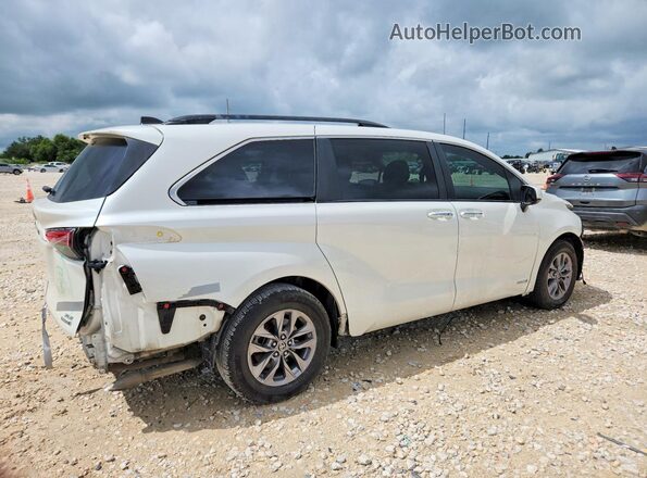 5TDJRKECXMS025810 2021 TOYOTA SIENNA White Հետևի աջ