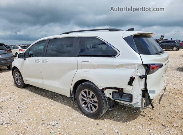 5TDJRKECXMS025810 2021 TOYOTA SIENNA White Հետևի ձախ