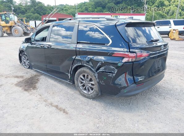 5TDJSKFC0MS024197 2021 TOYOTA SIENNA Black Trasero izquierdo