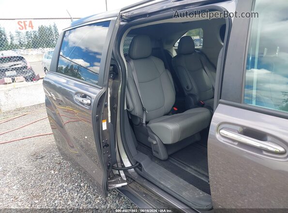 5TDJSKFC2MS015601 2021 TOYOTA SIENNA Gray VIN sticker view