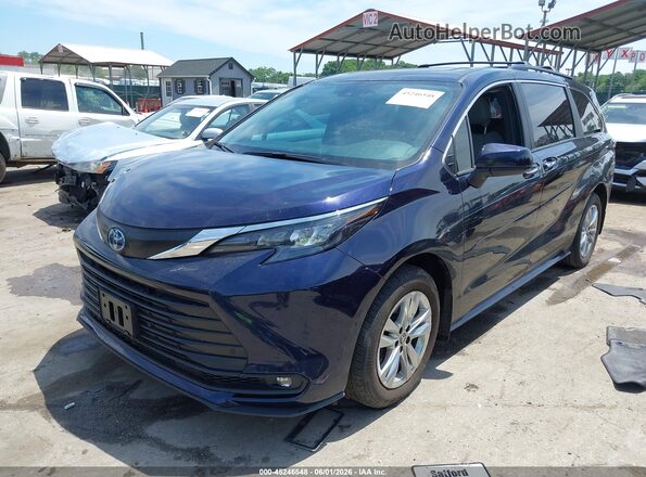 5TDJSKFC3SS155153 2025 TOYOTA SIENNA Синий Передняя левая четверть
