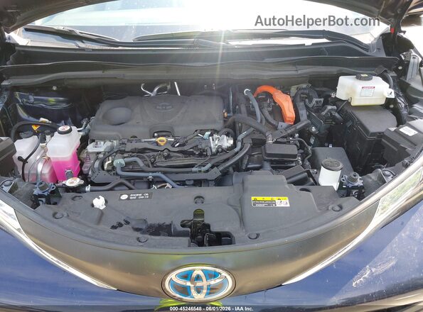 5TDJSKFC3SS155153 2025 TOYOTA SIENNA Синий Вид сзади