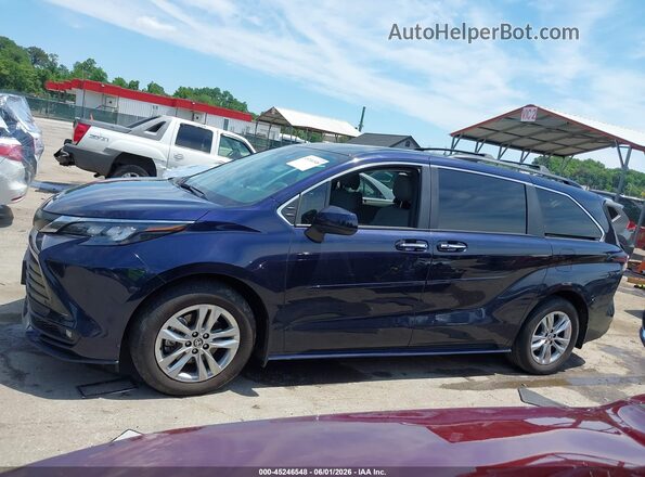 5TDJSKFC3SS155153 2025 TOYOTA SIENNA Синий Панорамный вид салона 360°