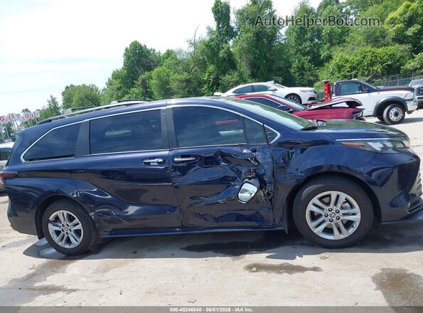 5TDJSKFC3SS155153 2025 TOYOTA SIENNA Синий Вид задней части салона