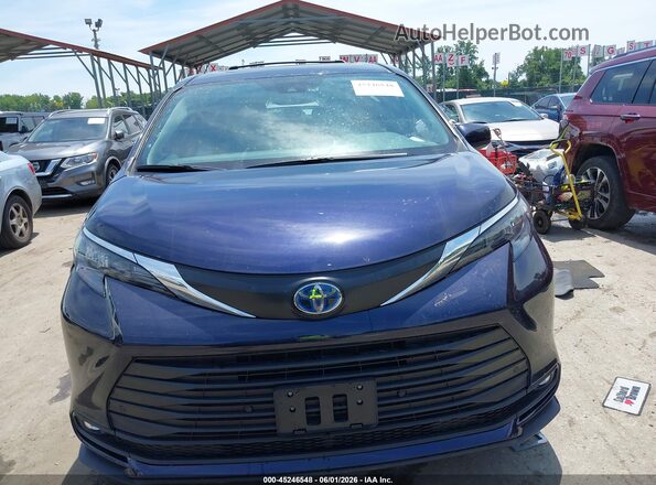 5TDJSKFC3SS155153 2025 TOYOTA SIENNA Синий Вид щитка приборов