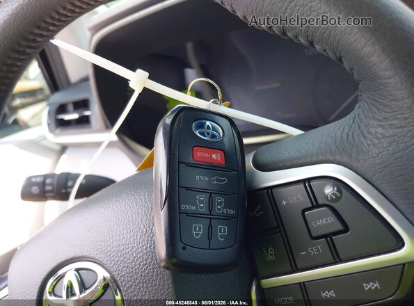5TDJSKFC3SS155153 2025 TOYOTA SIENNA Синий Вид панели приборов