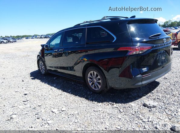5TDJSKFC4MS024221 2021 TOYOTA SIENNA Black Rear left