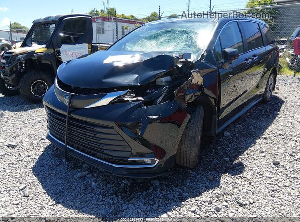 5TDJSKFC4MS024221 2021 TOYOTA SIENNA Black Front view
