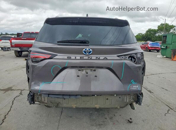 5TDJSKFC5MS028844 2021 TOYOTA SIENNA Gray Rear view