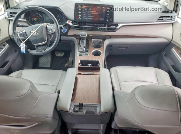5TDJSKFC5MS028844 2021 TOYOTA SIENNA Gray Dashboard view