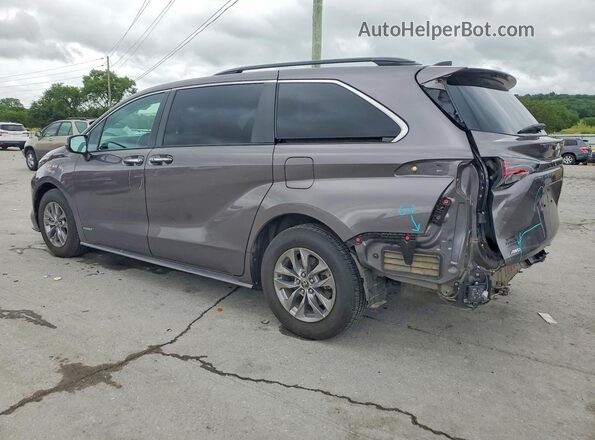 5TDJSKFC5MS028844 2021 TOYOTA SIENNA Gray Rear left
