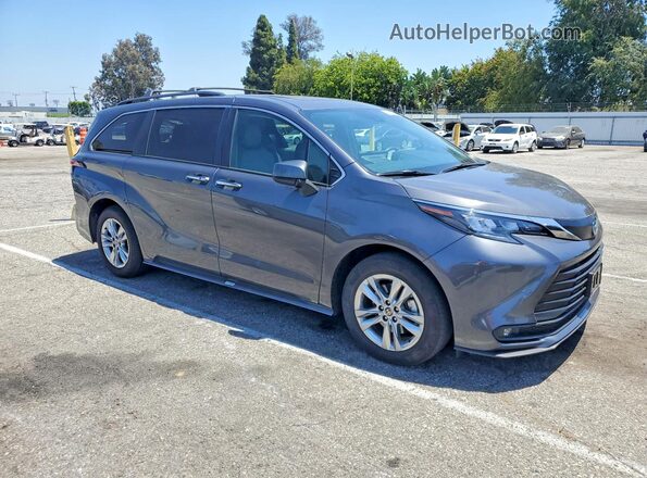 5TDJSKFC5SS208886 2025 TOYOTA SIENNA Charcoal Przód prawy