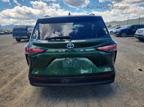 5TDJSKFC8MS026716 2021 TOYOTA SIENNA Green Rear view