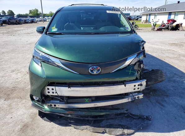 5TDJSKFC8SS181733 2025 TOYOTA SIENNA Green 