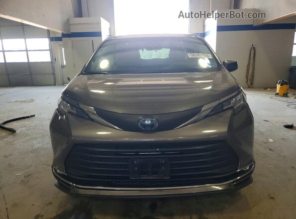 5TDJSKFCXMS007892 2021 TOYOTA SIENNA Серый Вид спереди