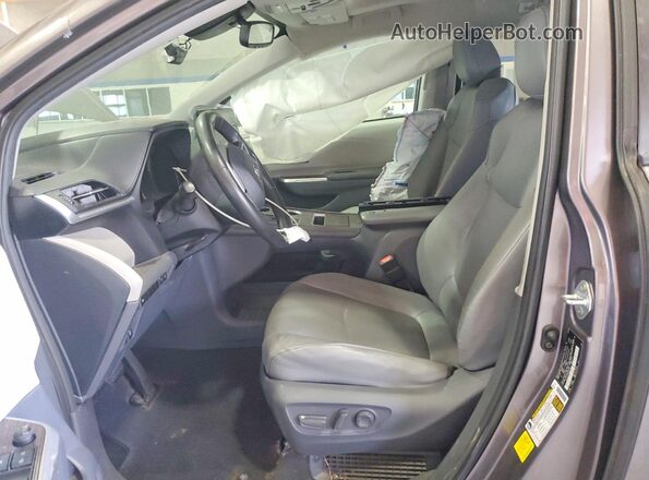 5TDJSKFCXMS007892 2021 TOYOTA SIENNA Серый Вид салона спереди