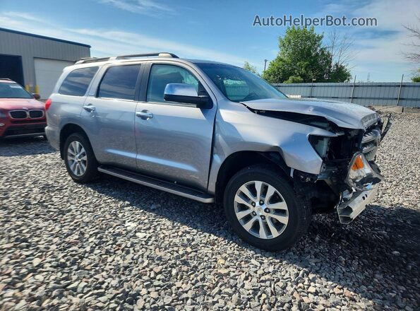 5TDJW5G1XHS149801 2017 TOYOTA SEQUOIA Silver Передня права чверть