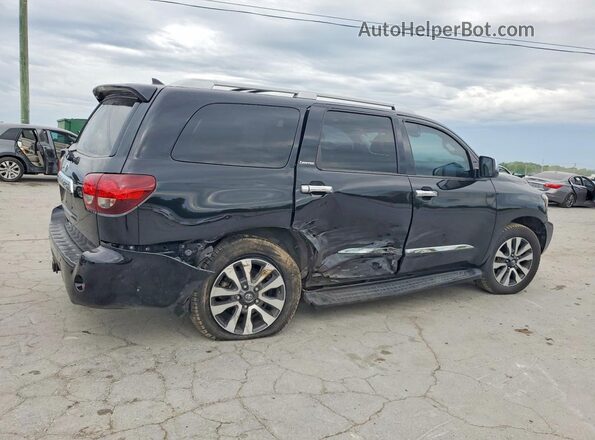 5TDJY5G19JS165004 2018 TOYOTA SEQUOIA Black Задня права чверть