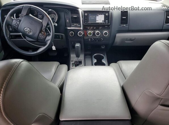 5TDJY5G19JS165004 2018 TOYOTA SEQUOIA Black Вид панелі приладів