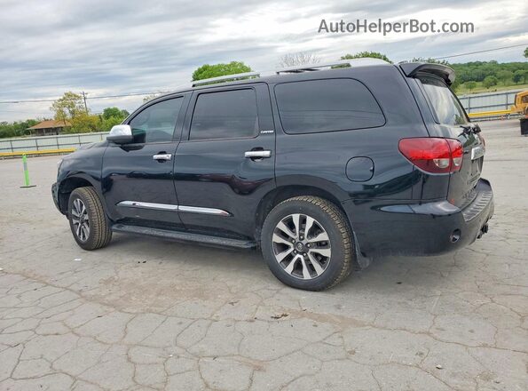 5TDJY5G19JS165004 2018 TOYOTA SEQUOIA Black Задня ліва чверть