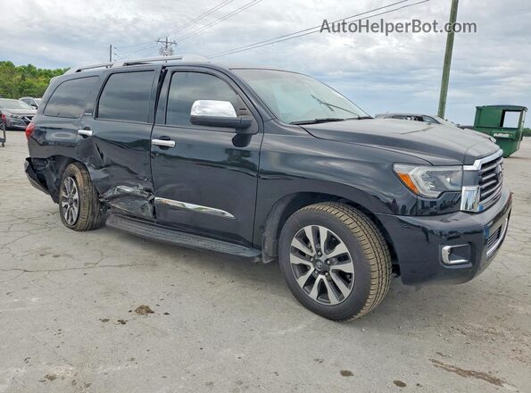 5TDJY5G19JS165004 2018 TOYOTA SEQUOIA Black Передня права чверть