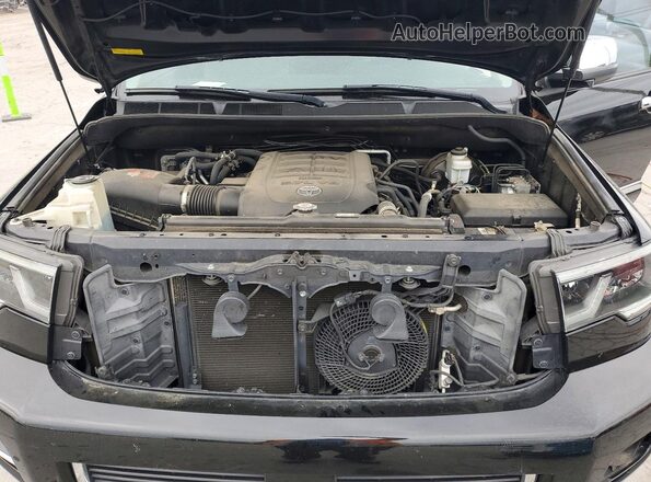5TDJY5G19JS165004 2018 TOYOTA SEQUOIA Black Вид підкапотного простору