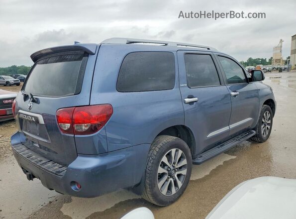 5TDJY5G19LS180492 2020 TOYOTA SEQUOIA Blue უკანა მარჯვენა