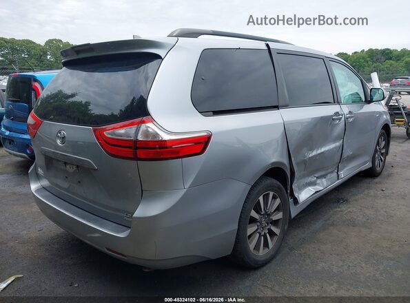 5TDJZ3DC0JS189425 2018 TOYOTA SIENNA Silver Rear right