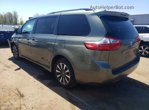 5TDJZ3DC1JS193256 2018 TOYOTA SIENNA Green Trasero izquierdo