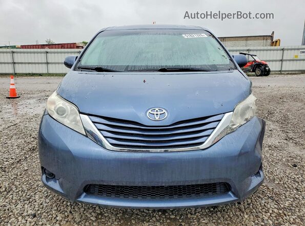 5TDJZ3DC2HS162639 2017 TOYOTA SIENNA Blue Вид спереду