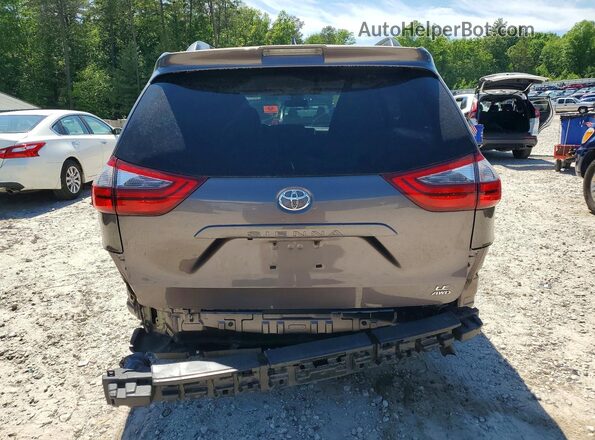 5TDJZ3DC2LS242368 2020 TOYOTA SIENNA Gray Rear view