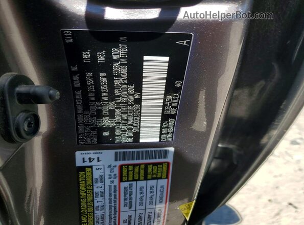 5TDJZ3DC2LS242368 2020 TOYOTA SIENNA Gray VIN sticker view
