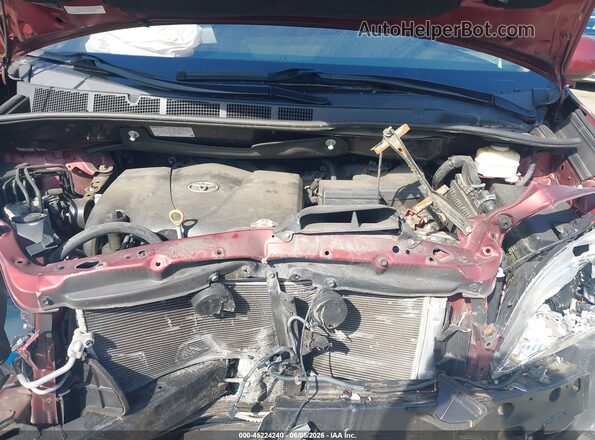 5TDJZ3DC3HS163427 2017 TOYOTA SIENNA Red უკანა ხედი