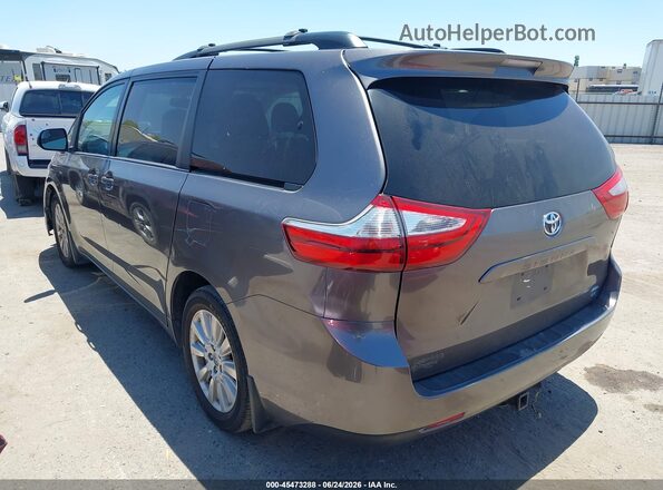 5TDJZ3DC3HS164836 2017 TOYOTA SIENNA Gray Հետևի ձախ
