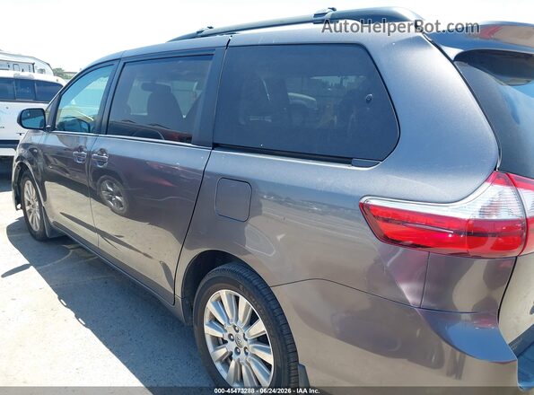 5TDJZ3DC3HS164836 2017 TOYOTA SIENNA Gray Սալոնի 360 աստիճան տեսք