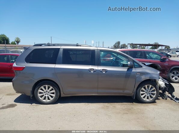 5TDJZ3DC3HS164836 2017 TOYOTA SIENNA Gray Սալոնի հետևի տեսք