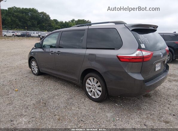 5TDJZ3DC5HS149979 2017 TOYOTA SIENNA Silver Tył lewy