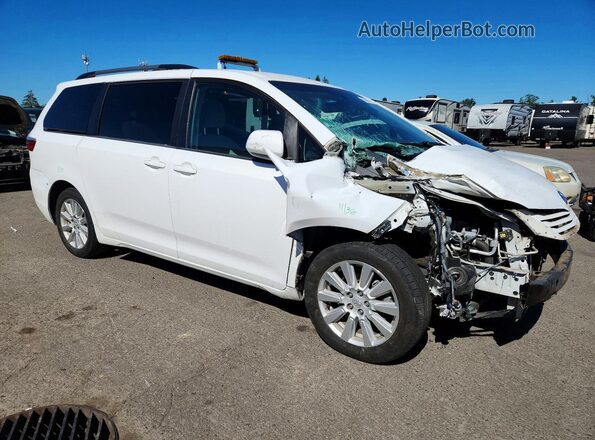 5TDJZ3DC8HS178134 2017 TOYOTA SIENNA White Передня права чверть