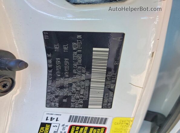 5TDJZ3DC9JS188936 2018 TOYOTA SIENNA Белый 