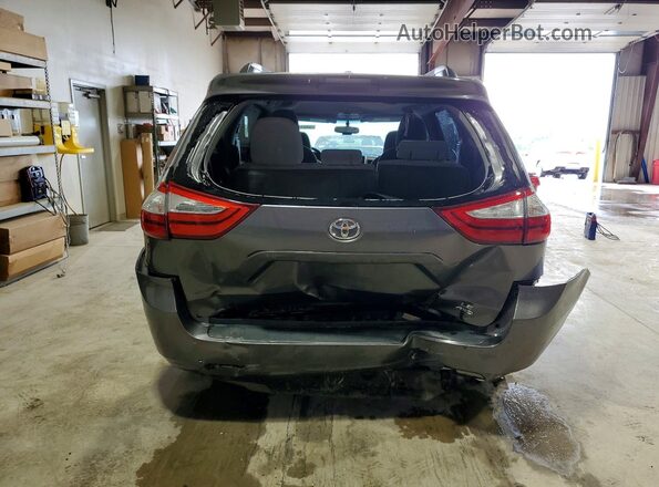 5TDJZ3DCXHS163747 2017 TOYOTA SIENNA Серый 