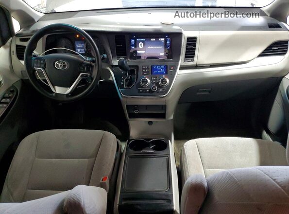5TDJZ3DCXHS163747 2017 TOYOTA SIENNA Серый 