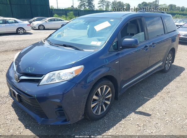 5TDJZ3DCXLS241811 2020 TOYOTA SIENNA Blue Przód lewy
