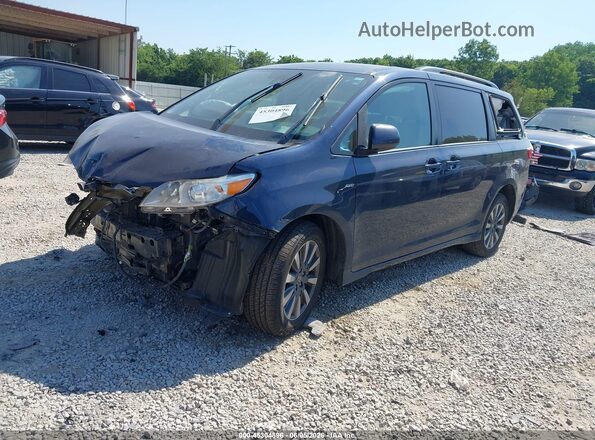 5TDJZ3DCXLS245244 2020 TOYOTA SIENNA Dark Blue Przód lewy