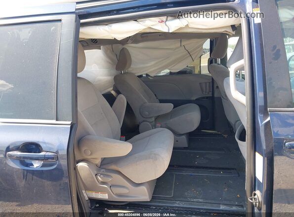 5TDJZ3DCXLS245244 2020 TOYOTA SIENNA Dark Blue Widok naklejki z numerem VIN