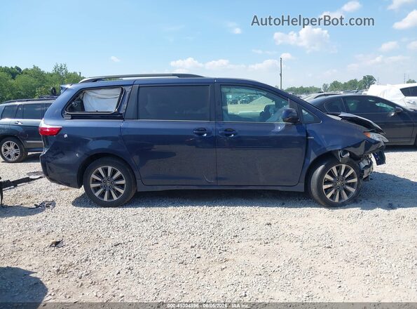 5TDJZ3DCXLS245244 2020 TOYOTA SIENNA Dark Blue Widok wnętrza 360 stopni