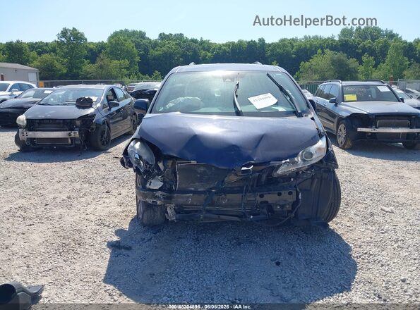 5TDJZ3DCXLS245244 2020 TOYOTA SIENNA Dark Blue Widok wnętrza z tyłu