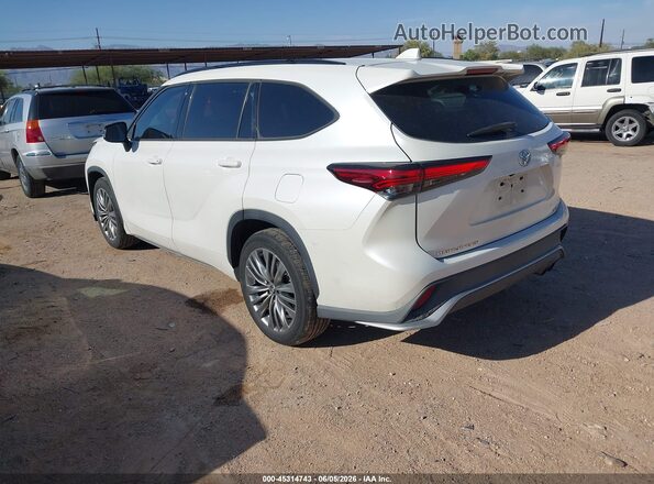 5TDJZRAH0MS045493 2021 TOYOTA HIGHLANDER White Задня ліва чверть