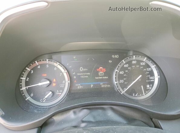 5TDJZRAH0MS065100 2021 TOYOTA HIGHLANDER White Սարքավորումների վահանակի տեսք