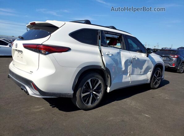 5TDJZRAH0MS065100 2021 TOYOTA HIGHLANDER White Հետևի աջ